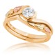 1/2 ct Ladies Wedding Set - by Mt Rushmore